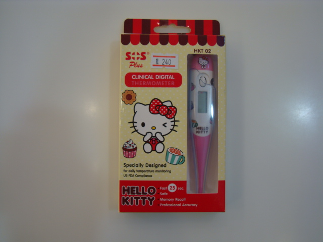 ปรอทวัดไข้ดิจิตอล SOS รุ่น Hello Kitty สีชมพู